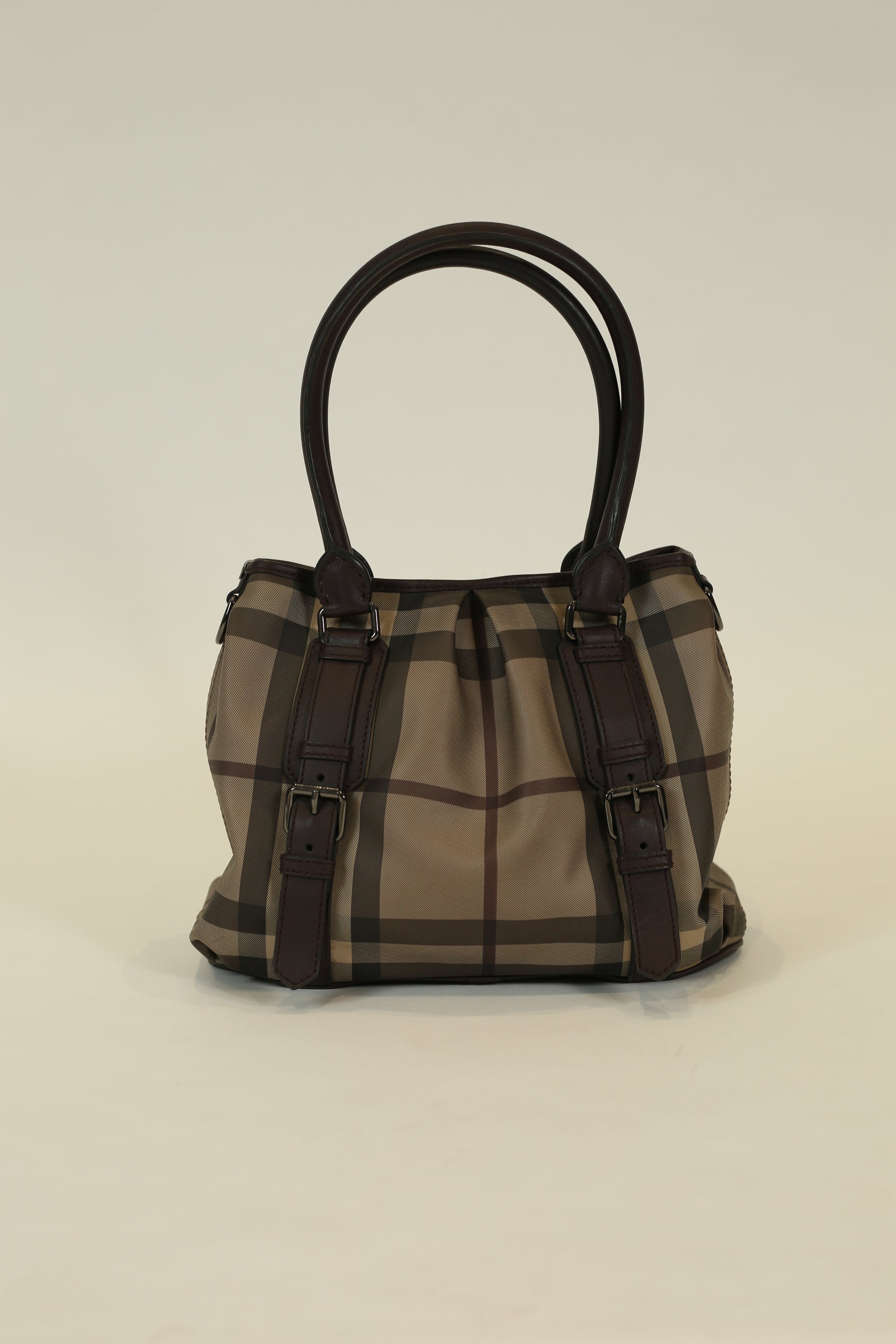 Burberry Small Northfield Checks Tote Bag