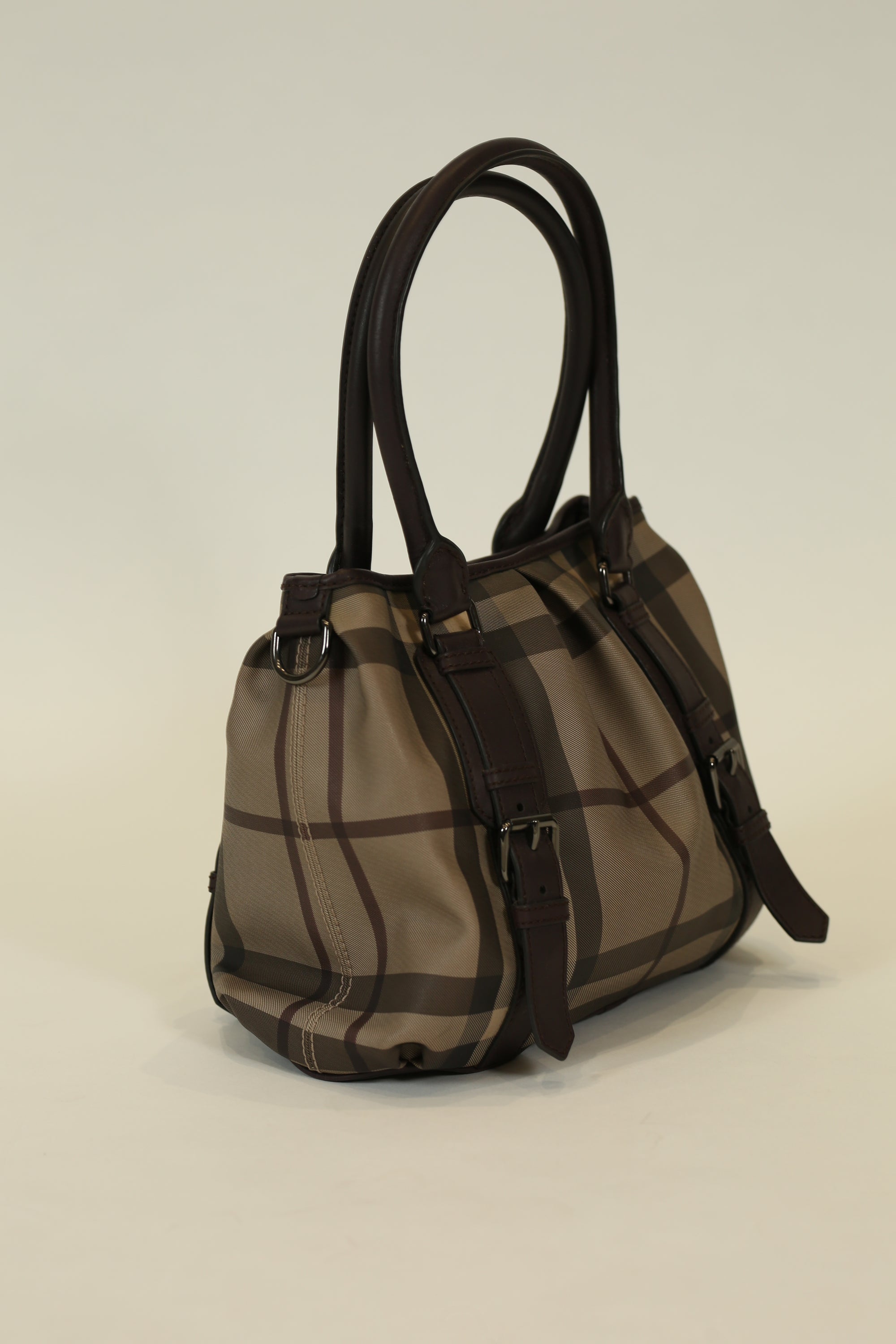 Burberry Small Northfield Checks Tote Bag