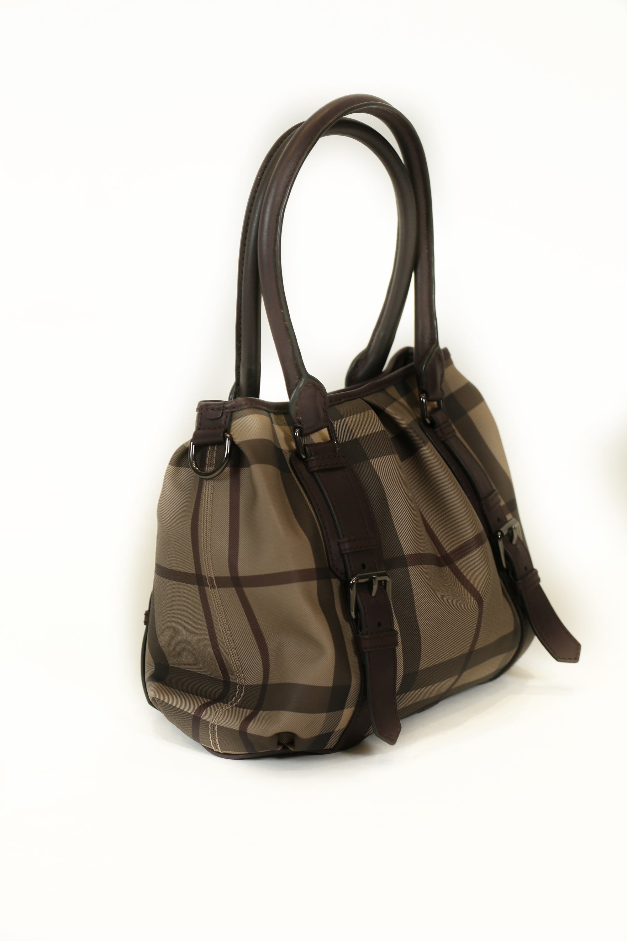 Burberry Small Northfield Checks Tote Bag