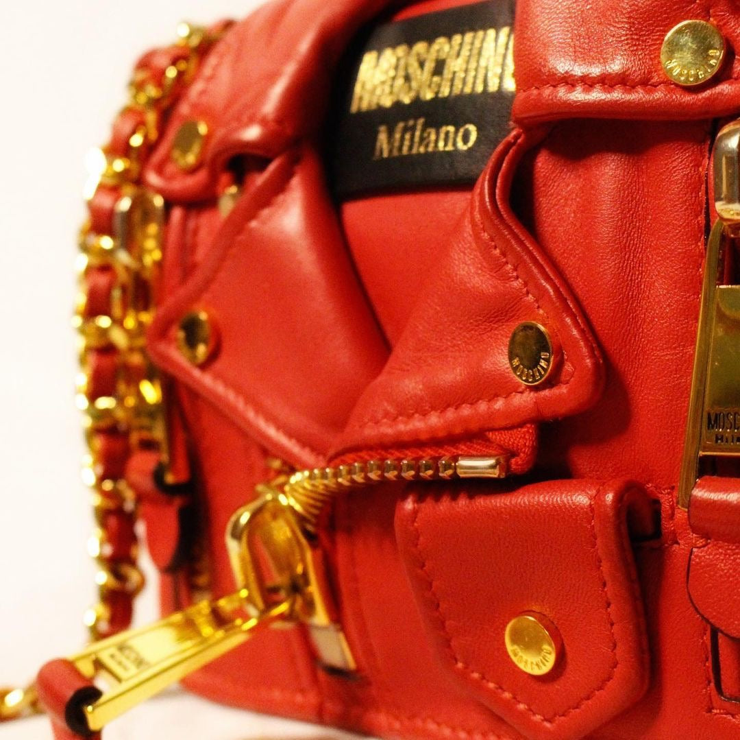 Moschino Biker Jacket crossbody  Bag