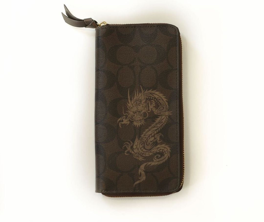 Coach Limited Edition Year of the Dragon Zip around wallet