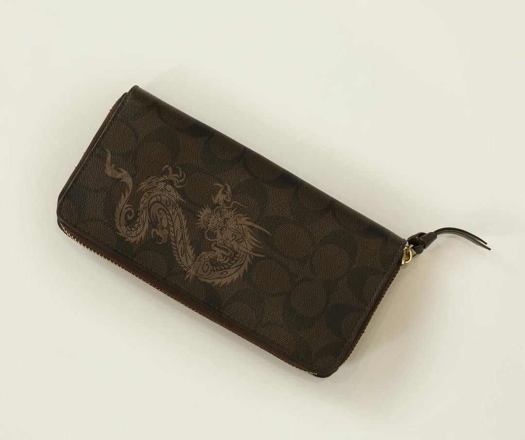 Coach Limited Edition Year of the Dragon Zip around wallet